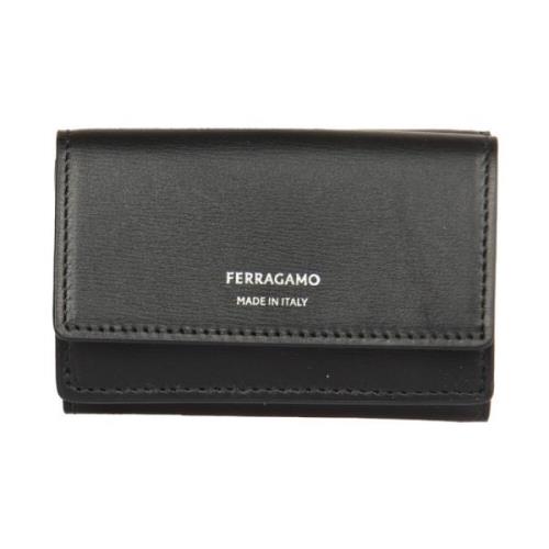 Salvatore Ferragamo Snygga Plånböcker Black, Herr