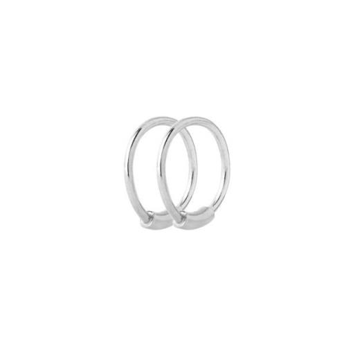 Maria Black Basic 8 Hoops Gray, Dam