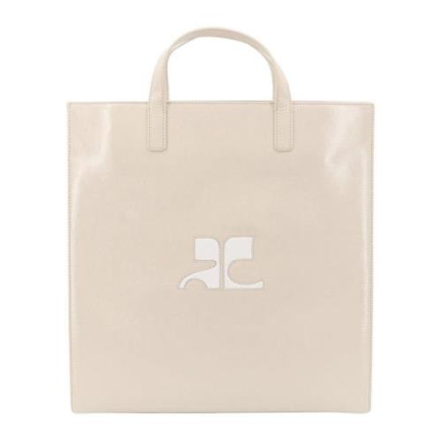 Courrèges Handbags Beige, Dam