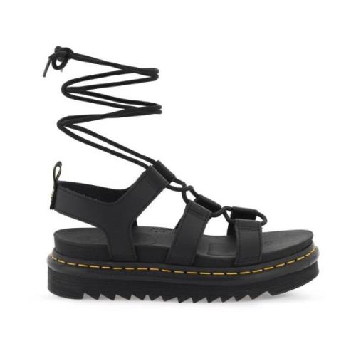 Dr. Martens Nartilla Hydro Läder Gladiator Sandaler Black, Dam