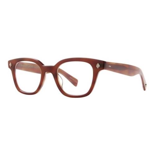 Garrett Leight Vintage Burnt Tortoise Eyewear Frames Brown, Unisex