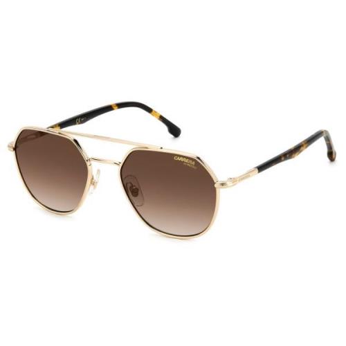 Carrera Guld Havana Solglasögon med Bruna Shaded Linser Brown, Unisex