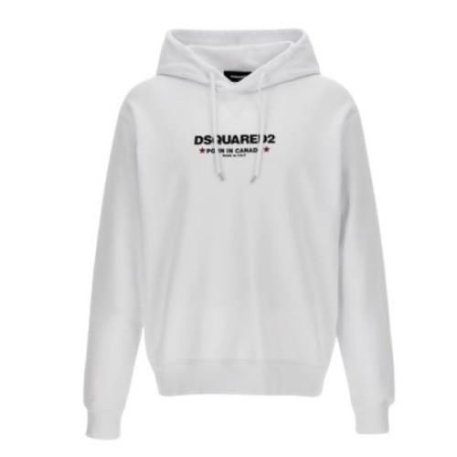 Dsquared2 Trendiga Sweaters Kollektion White, Herr