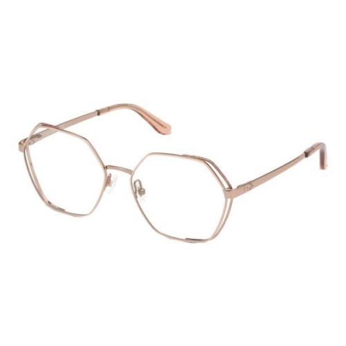 Guess Rose Gold Eyewear Frames Pink, Dam