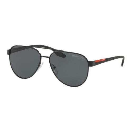 Prada Sunglasses Prada Linea Rossa Stubb SPS 54T Black, Herr