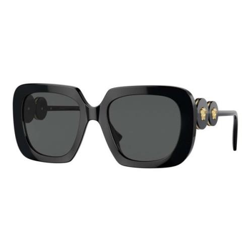 Versace Black/Grey Sunglasses Black, Dam