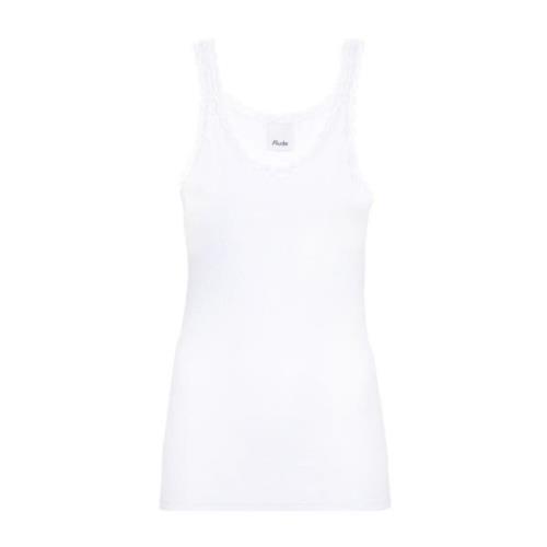 Allude Ärmlös topp White, Dam