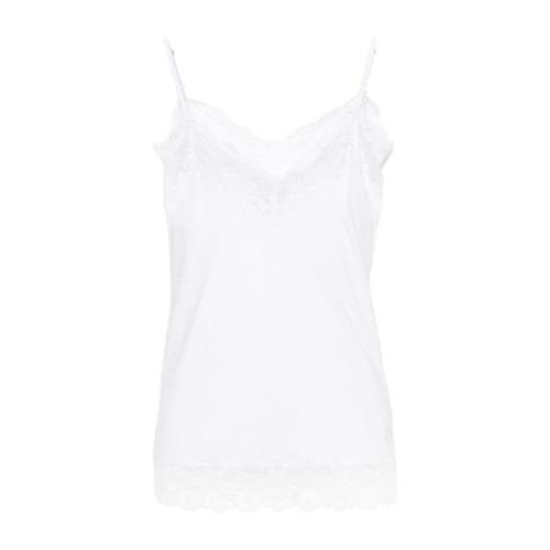 Allude Ärmlös topp White, Dam