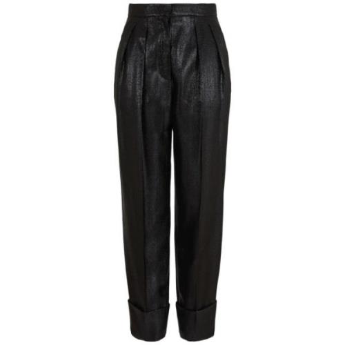 Giorgio Armani Wide Trousers Black, Dam