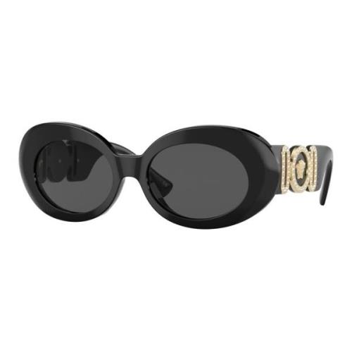 Versace Black/Grey Sunglasses Black, Dam