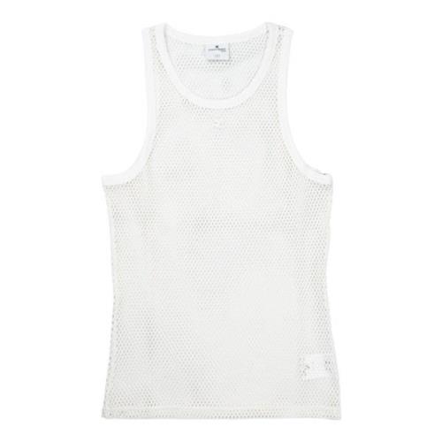 Courrèges Ärmlös topp White, Herr