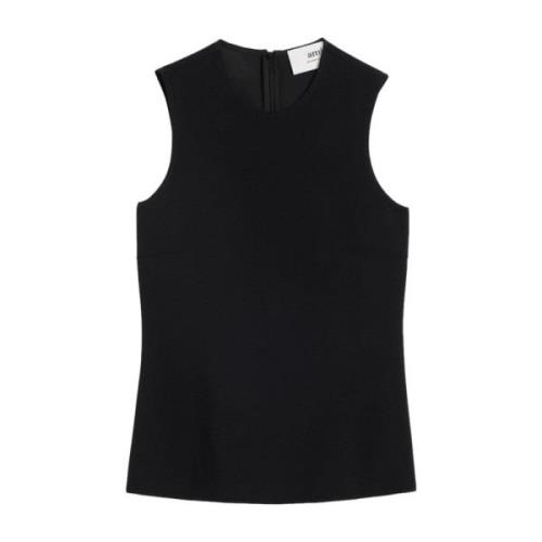 Ami Paris Sleeveless Tops Black, Dam