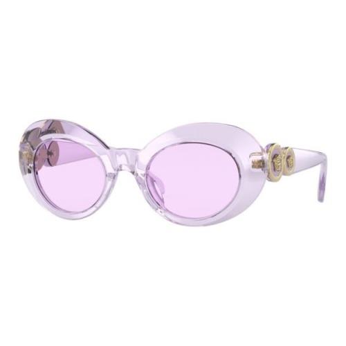 Versace Junior Sunglasses Transparent Violet/Light Violet Purple, Unis...