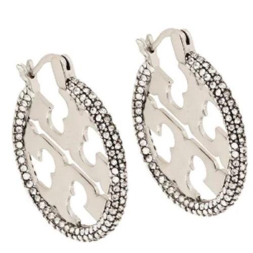 Tory Burch Earrings Gray, Dam