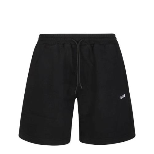 Msgm Casual Shorts Black, Herr