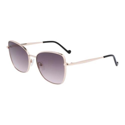 Liu Jo Golden Amber/Grey Shaded Sunglasses Lj141S Yellow, Dam