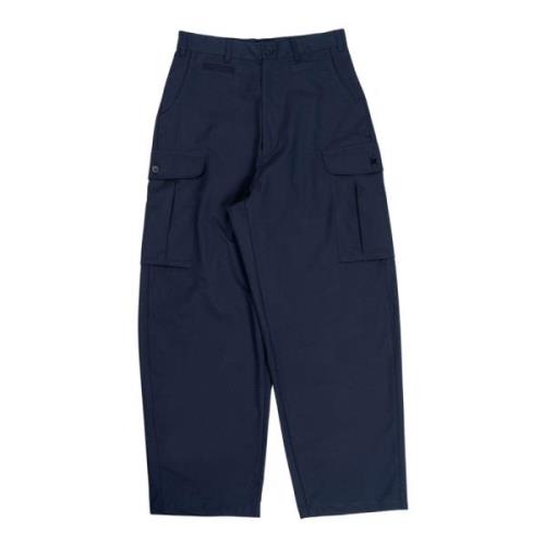 SKY High Farm Wide Trousers Blue, Herr