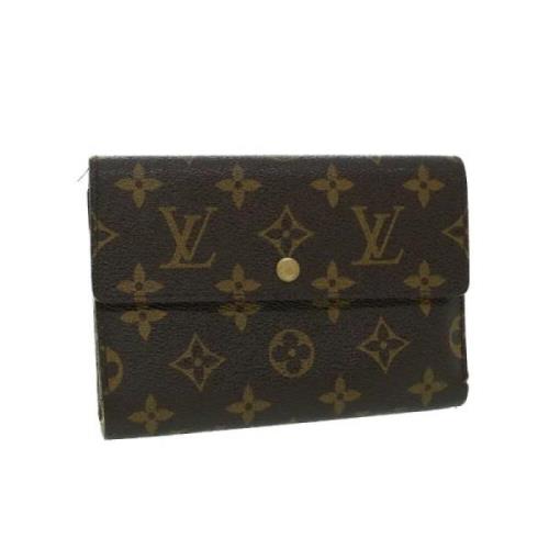 Louis Vuitton Vintage Pre-owned Belagd canvas plnbcker Brown, Dam