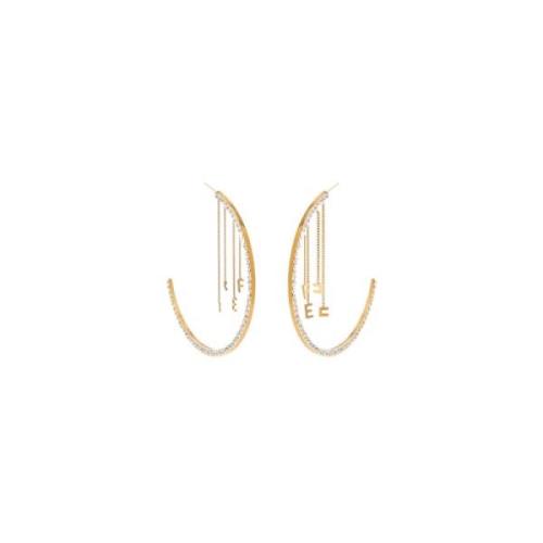 Elisabetta Franchi Earrings Yellow, Dam