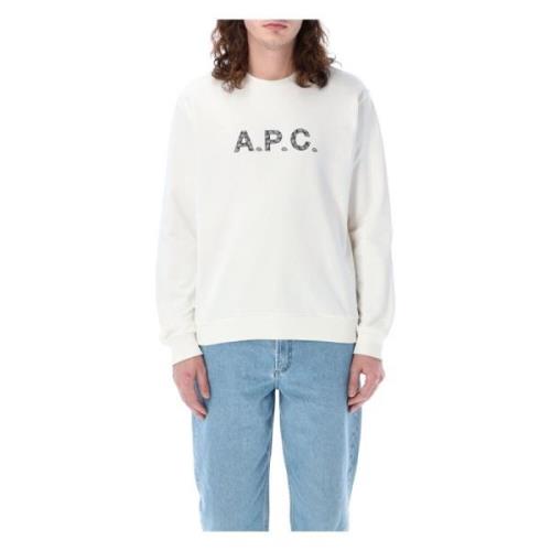 A.p.c. Sweatshirts White, Herr