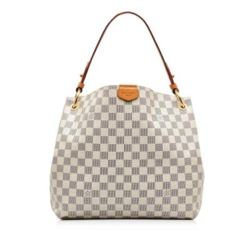 Louis Vuitton Vintage Pre-owned Laeder louis-vuitton-vskor White, Dam