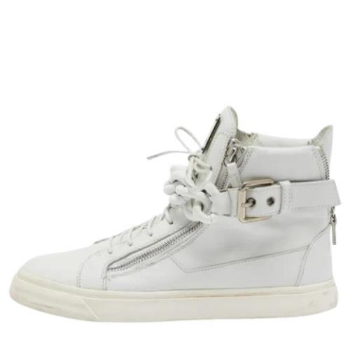 Giuseppe Zanotti Pre-owned Pre-owned Laeder sneakers White, Dam