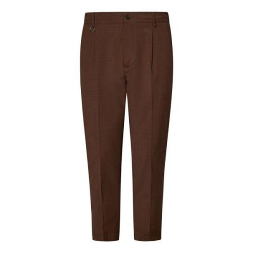 Golden Craft Slim-fit Trousers Brown, Herr
