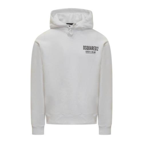 Dsquared2 Hoodies White, Herr