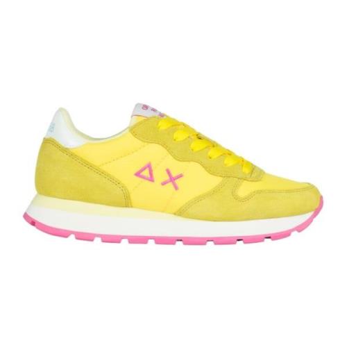 Sun68 Stiliga Ally Sneakers för Kvinnor Yellow, Dam