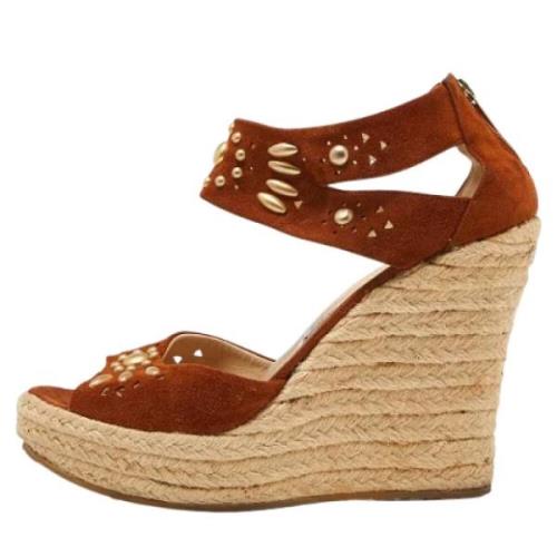 Jimmy Choo Pre-owned Pre-owned Mocka espadriller Brown, Dam