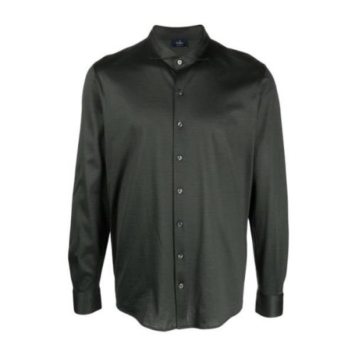 Barba Casual Shirts Green, Herr