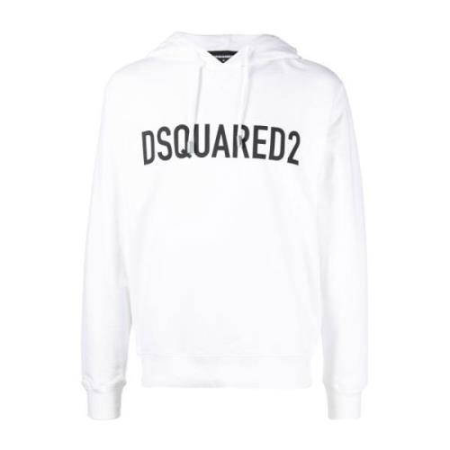 Dsquared2 Cool Sweatshirt Vit White, Herr