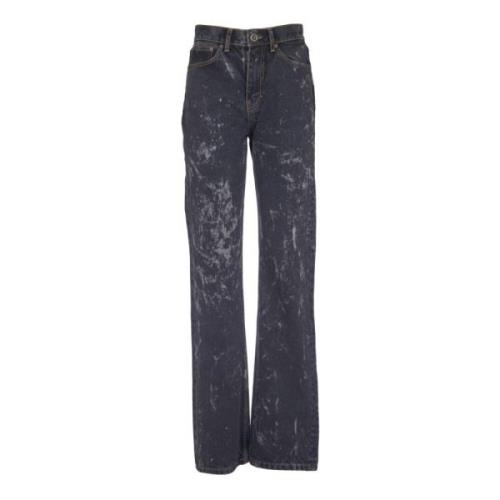 Rotate Birger Christensen Straight Jeans Black, Dam