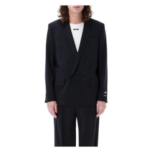 Msgm Jackets Black, Herr