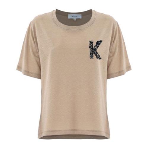 Kocca T-Shirts Beige, Dam