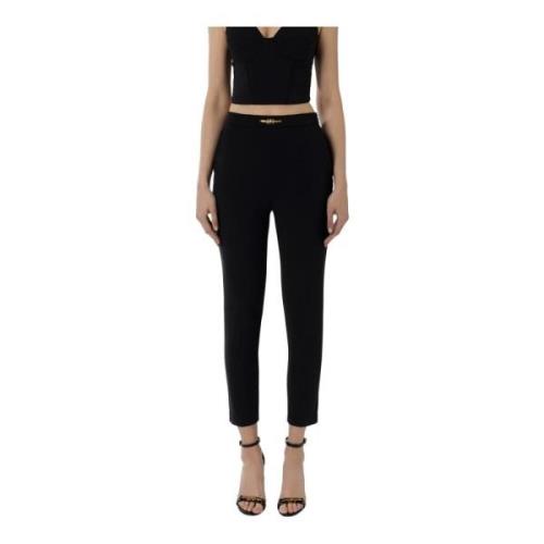 Elisabetta Franchi Trousers Black, Dam