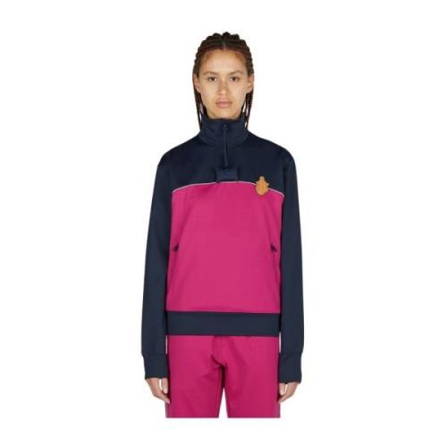 Moncler Non-Binary Colourblock Sweatshirt Pink, Dam