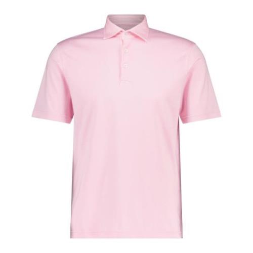 Fedeli Polo Shirts Pink, Herr