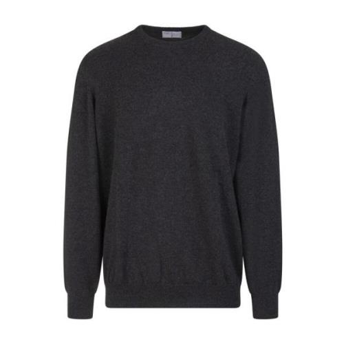 Fedeli Round-neck Knitwear Gray, Herr