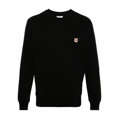 Maison Kitsuné Svarta Sweaters Black, Herr