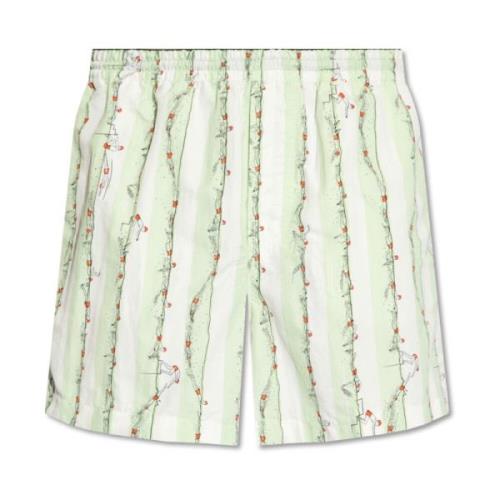 Bottega Veneta Badshorts Green, Herr