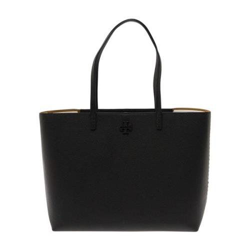 Tory Burch Svart McGraw Tote Väska Black, Dam