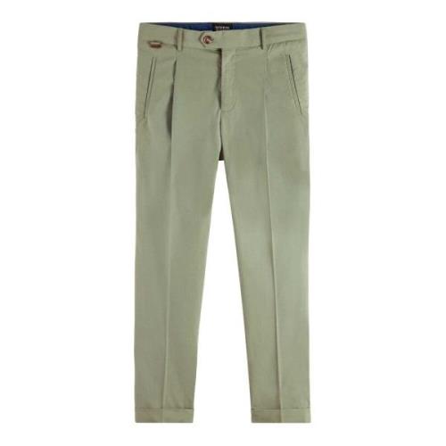 Scotch & Soda Blake Dressed Poplin Chino Byxor Green, Herr