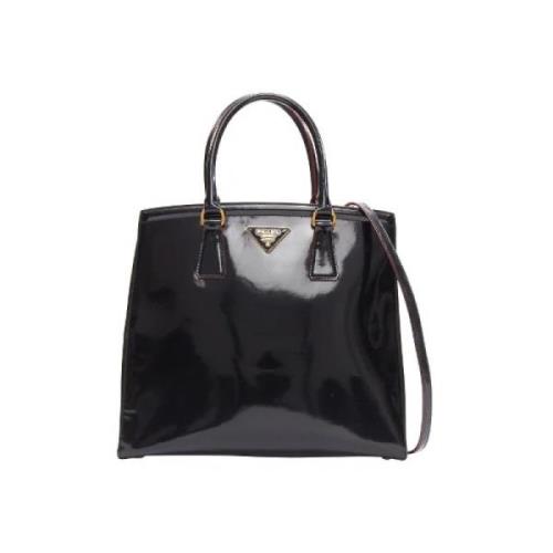 Prada Vintage Pre-owned Laeder totevskor Black, Dam