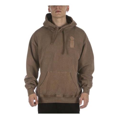 Iuter Hoodies Brown, Herr