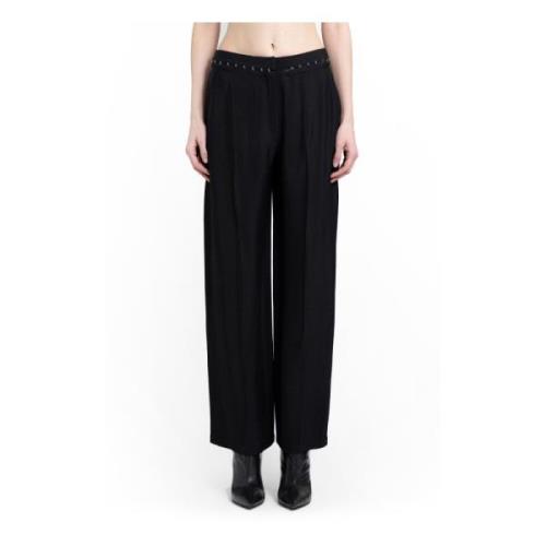 Mugler Trousers Black, Dam