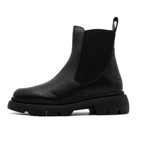 Melluso Chelsea Boots Black, Dam