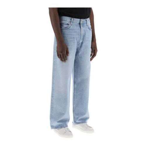 Agolde Straight Jeans Blue, Herr