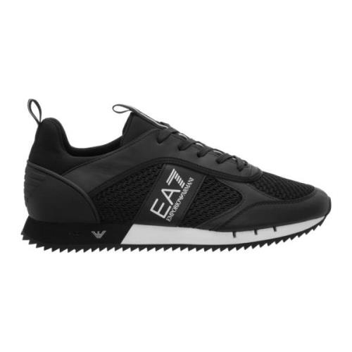 Emporio Armani EA7 Stiliga Herrsneakers Black, Herr