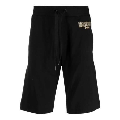 Moschino Long Shorts Black, Herr